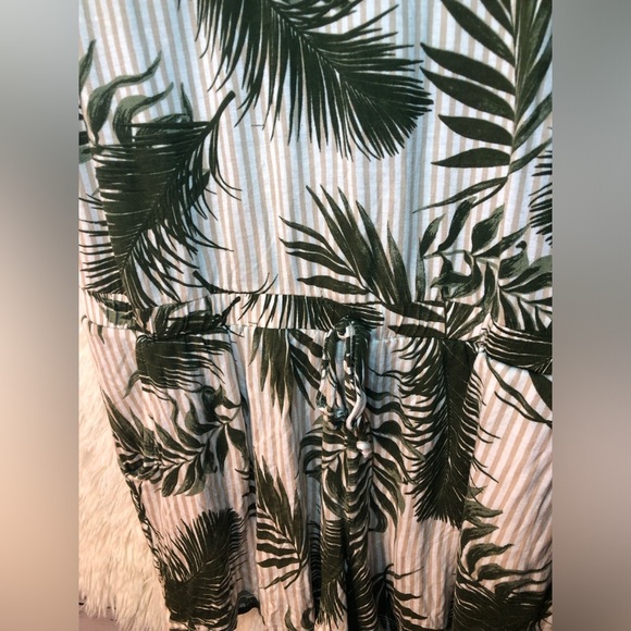 Lascana Tropical Green and Cream Jumpsuit NWOT 38🌴🍍🌴 - Picture 11 of 15